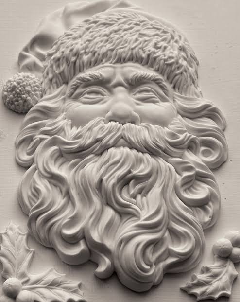Saint Nick (𝗨𝘀𝗲𝗱 - 𝗟𝗶𝗸𝗲 𝗡𝗲𝘄) - IOD Decor Mould