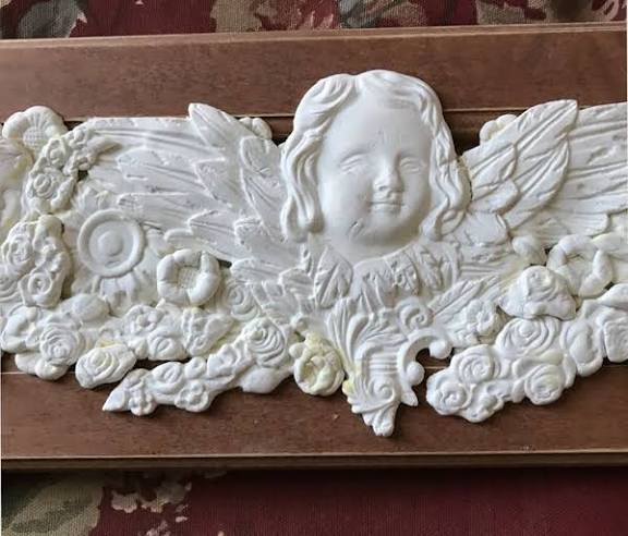 Classical Cherubs (𝗨𝘀𝗲𝗱 - 𝗟𝗶𝗸𝗲 𝗡𝗲𝘄) - IOD Decor Mould