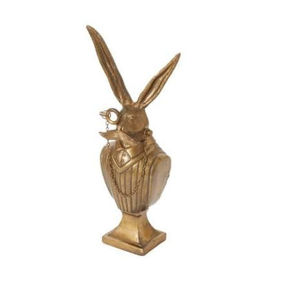 Eric the Hare Bust - Authentic E&E Eloise Collection Bronzed Aluminum Bust