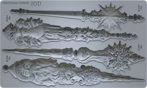 Christmas Tapers - IOD Decor Mould