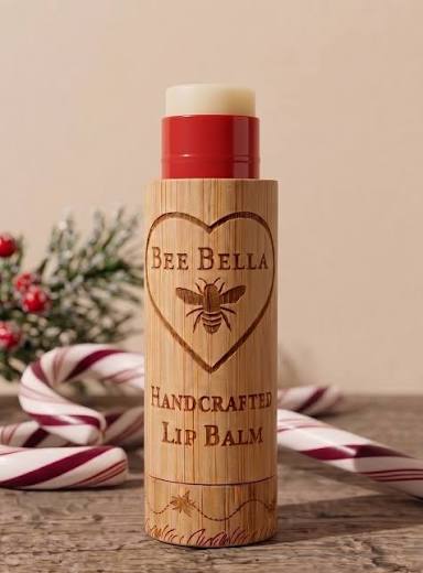 Candy Cane - Bee Bella All Natural Lip Balm