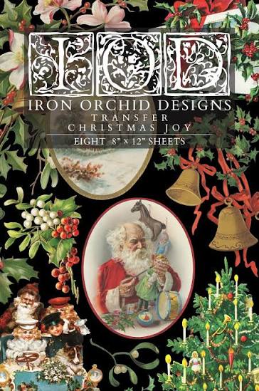 Christmas Joy - 8 Sheet, 8x12 Pad IOD Decor Transfer™