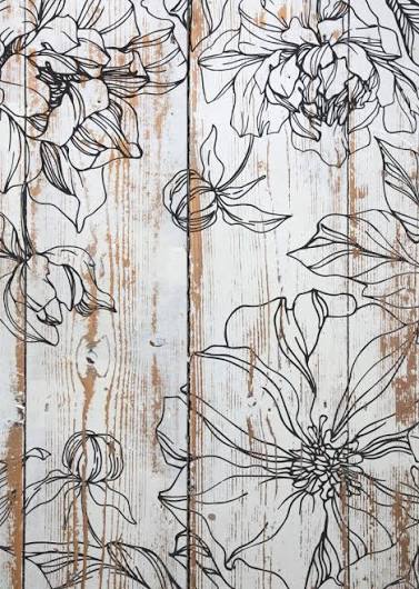 Peonies 2-Sheet Set - IOD Decor Stamp