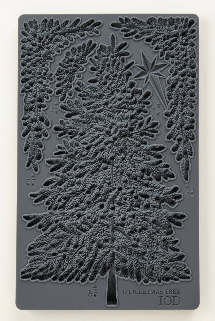 O Christmas Tree (𝗨𝘀𝗲𝗱 - 𝗟𝗶𝗸𝗲 𝗡𝗲𝘄) - IOD Decor Mould