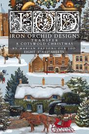 A Cotswold Christmas - 8 Sheet, 8x12 Pad IOD Decor Transfer™ 2026 Limited