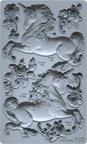 Unicorns - IOD Decor Mould