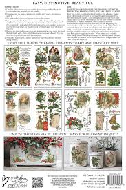 Christmas Joy - 8 Sheet, 8x12 Pad IOD Decor Transfer™
