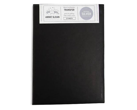 Metal Leaf Transfer, 25-sheets - Imitation Silver