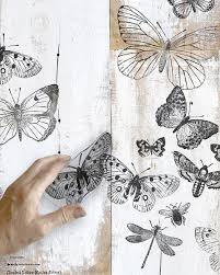 Butterflies - IOD Decor Stamp