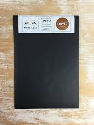 Metal Leaf Transfer, 25-sheets - Imitation Copper