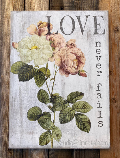 Flora Parisiensis - 4 Sheet, 12x16 Pad IOD Decor Transfer™ 2018