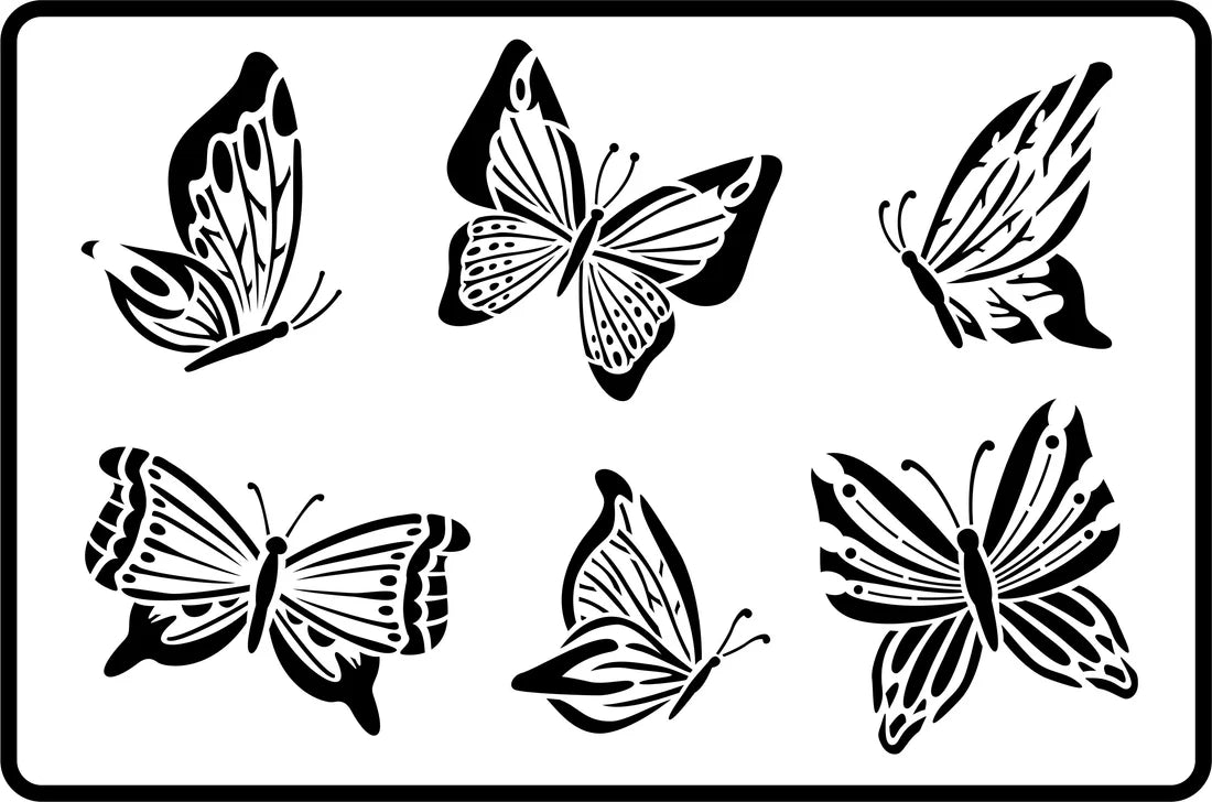 Butterflies - JRV Stencil