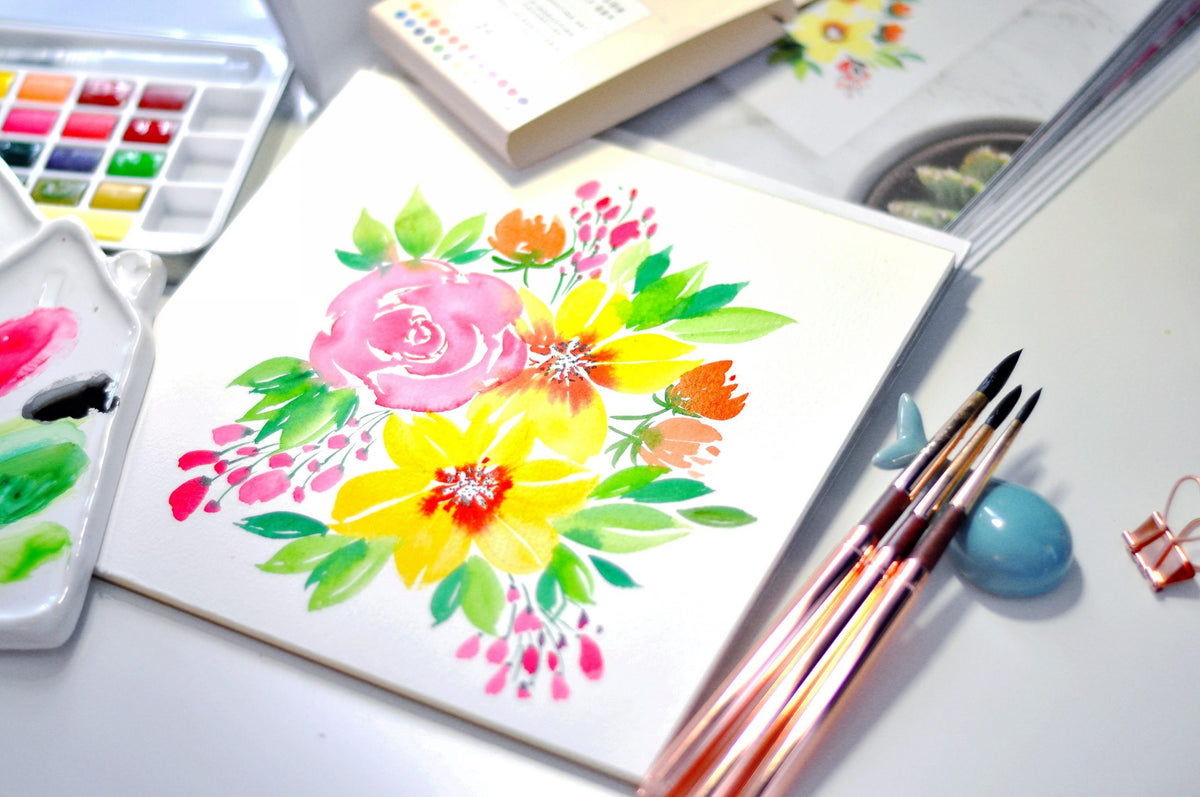 Watercolor Confetti Pallete