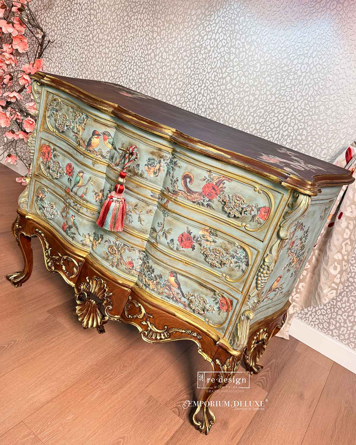 Rosette Aviary 24"x35" (4-Sheets) - Decor Transfers®