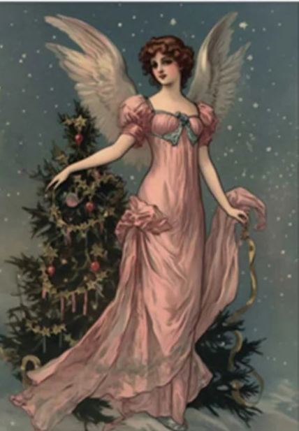 Wings of Winter B 16.5" x 5.85" - Decoupage Fiber Paper