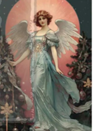 Wings of Winter F 8.25" x 5.85" - Decoupage Fiber Paper