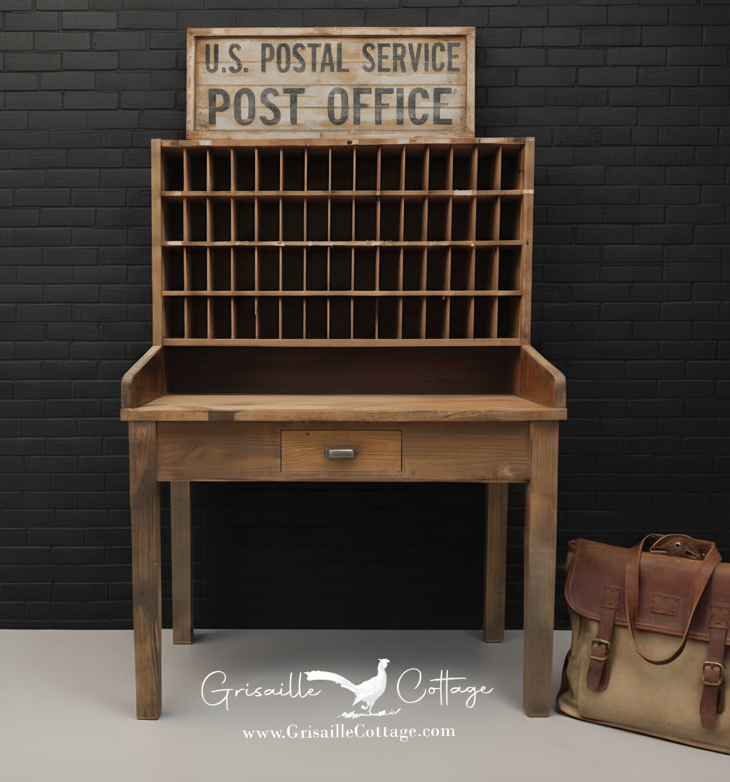 Antique Mail Sorting Desk - (𝐏𝐢𝐜𝐤-𝐔𝐩 𝐎𝐧𝐥𝐲)