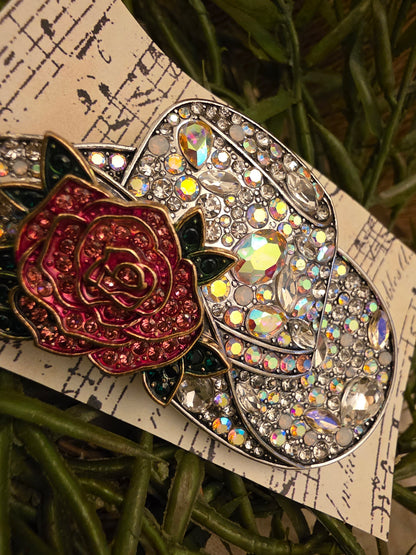 Cowgirl Rose Brooch