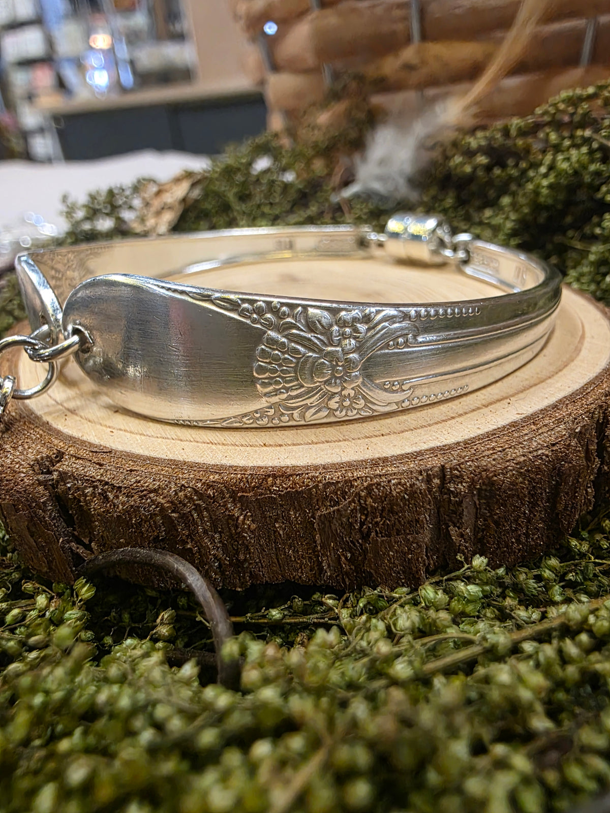 Cross Dangle Silverware Bracelet GS005