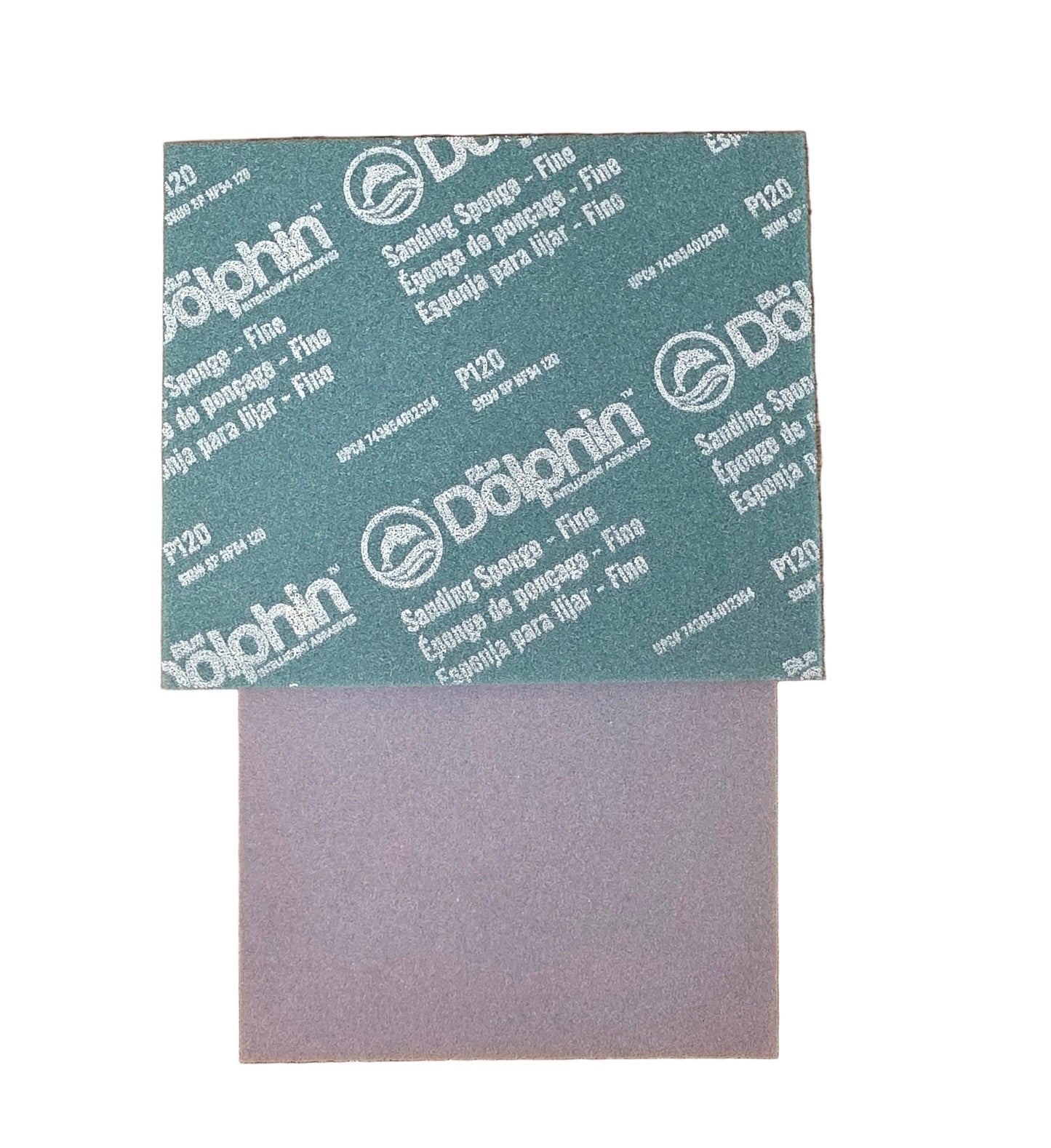 Fine 120-Grit P120 Wet/Dry Sanding Pad Sponge - Blue Dolphin