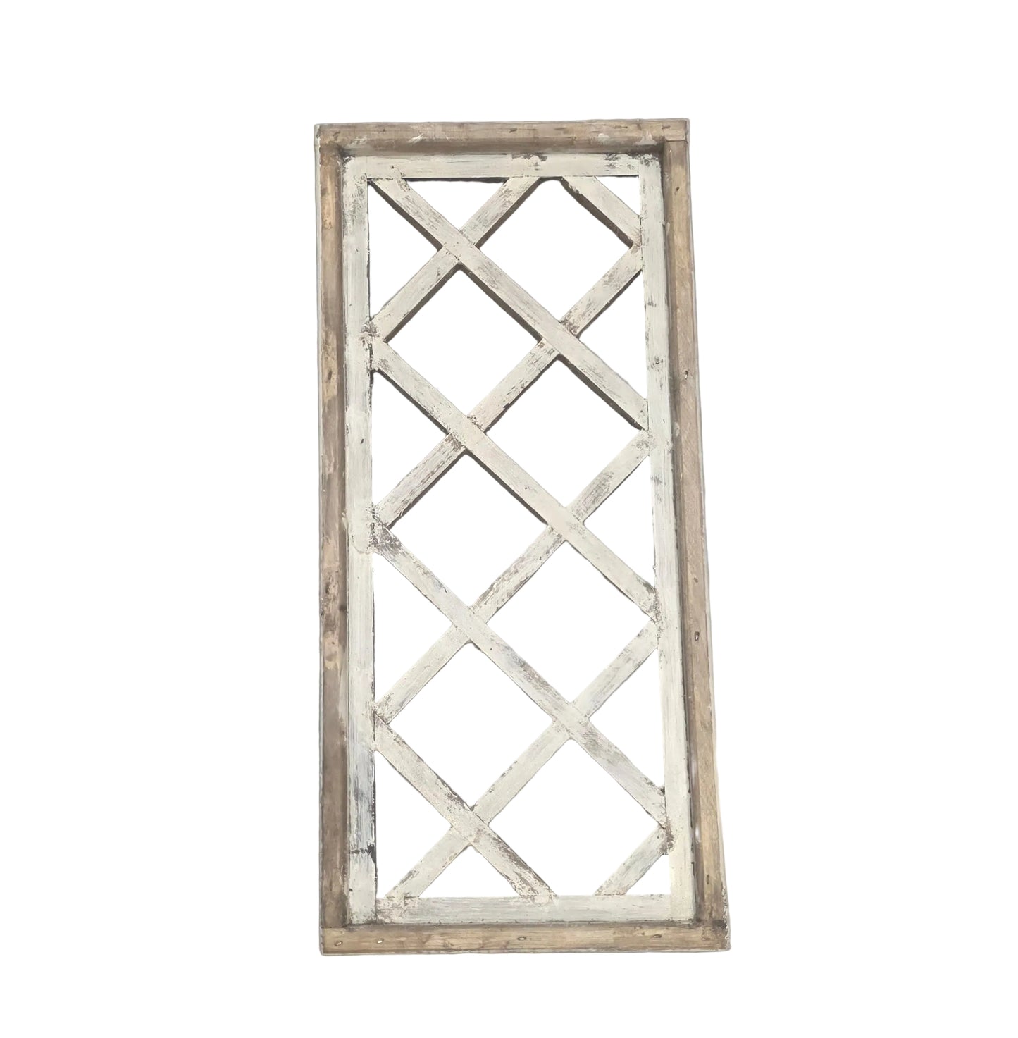 Lattice Window Rustic Wood Wall Art