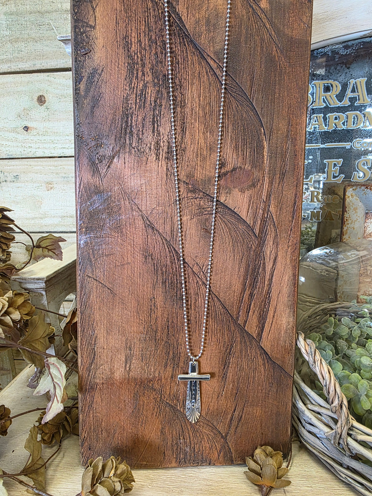 Cross Silverware Necklace GSN06