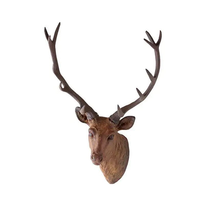 Rust Colored Mounted Deer Head