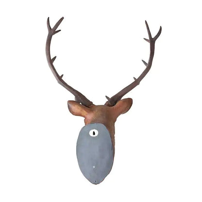 Rust Colored Mounted Deer Head
