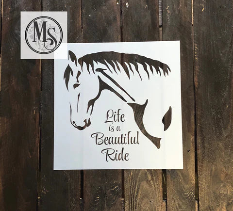 Life is a Beautiful Ride Horse S0377M