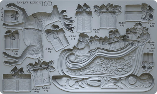Santa's Sleigh ( No Packaging) - IOD Decor Mould Limited