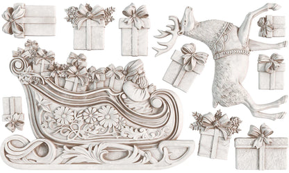 Santa's Sleigh - IOD Decor Mould  (Limited Release)