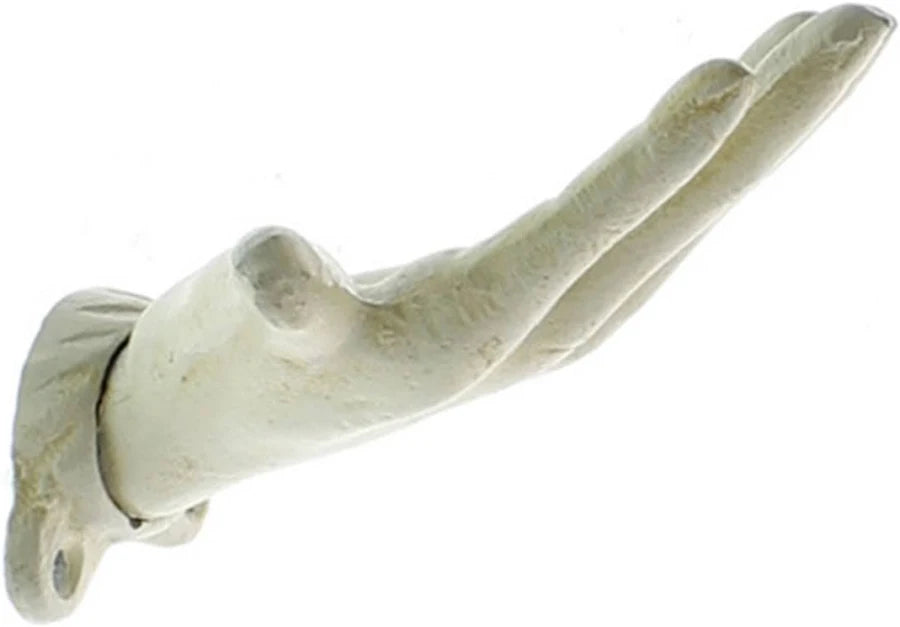 Cast Iron White Hand Wall Hooks