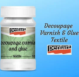 Decoupage Varnish & Glue for Textile 1456 100ml - Pentart