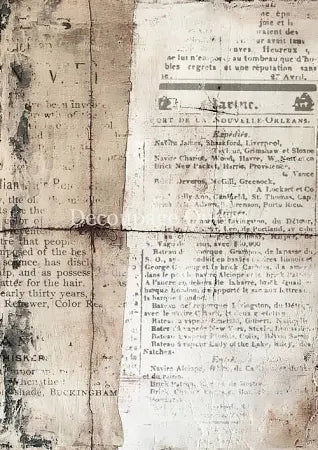 Cottage Scraps Rice Paper 0783 - A4 8.3 x 11.7 Rice Paper by Decoupage Queen