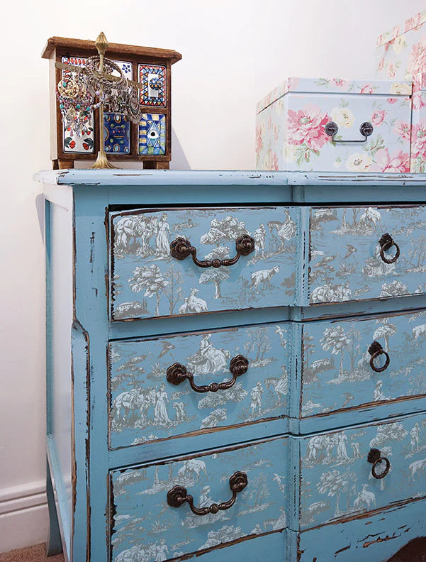 English Toile - 8 Sheet, 12x16 Pad IOD Decor Transfer™ 2021