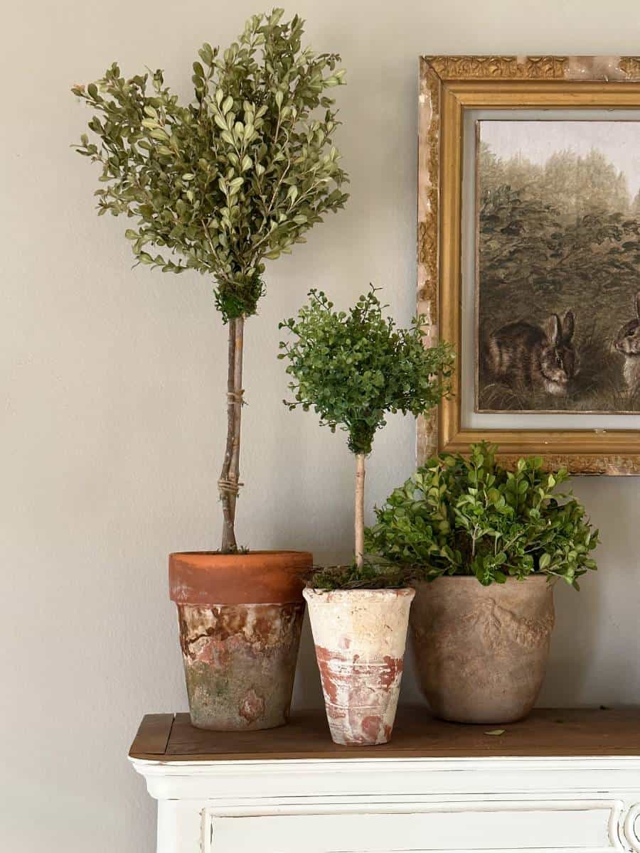 02-28-26 (12pm-3pm) 22in Faux Topiary Tree & Planter