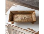 Burnished Pastoral Rectangular Tole Tray