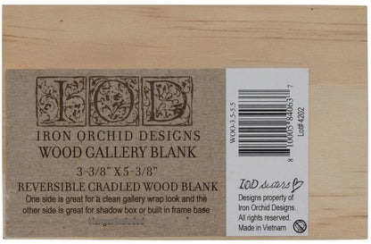 IOD Wood Art Gallery Blank 3-3/8 x 5-3/8 (2020)