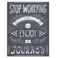 Stop Worrying ~ Mesh Stencil 8.5"x11"