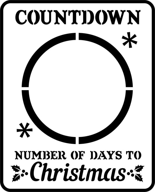 Christmas Countdown - JRV Stencil Co