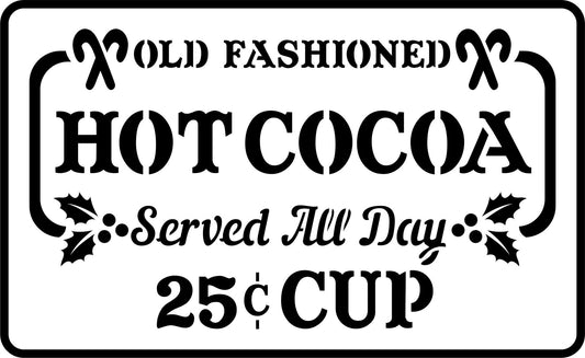 Hot Cocoa- JRV Stencil Co