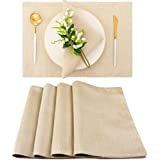 Natural Canvas Placemats, Set 4