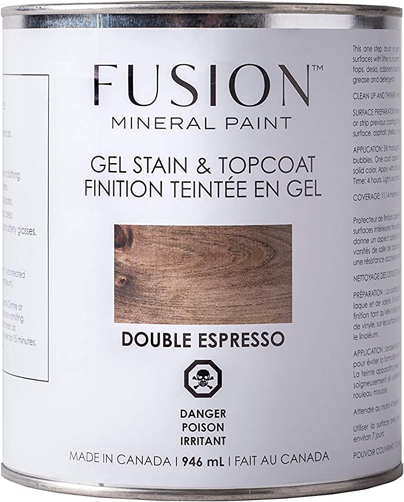 Fusion GEL STAIN Top Coat 32oz (946ml) - Double Espresso