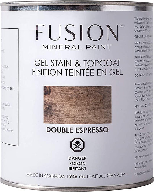 Fusion GEL STAIN Top Coat 32oz (946ml) - Double Espresso