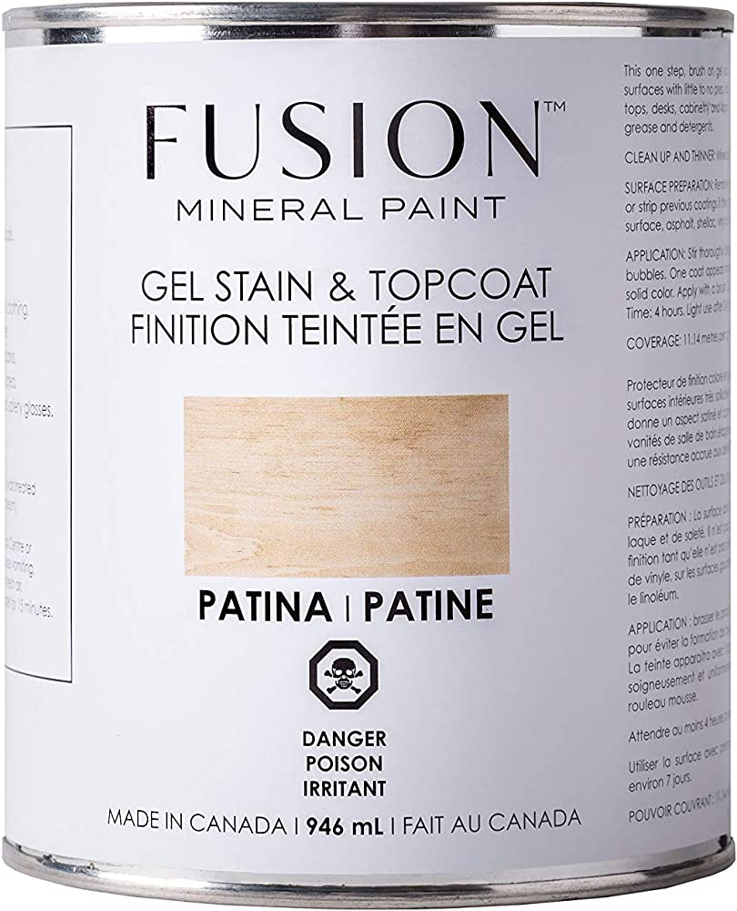 Fusion GEL STAIN Top Coat 32oz (946ml) - Patina (Clear)