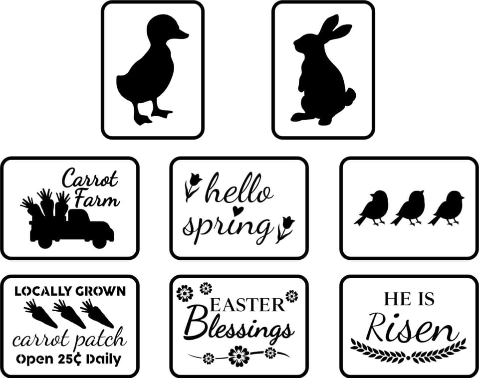 Easter Minis - JRV Stencil Co