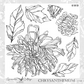 Chrysanthemums 2-Sheet - IOD Decor Stamp