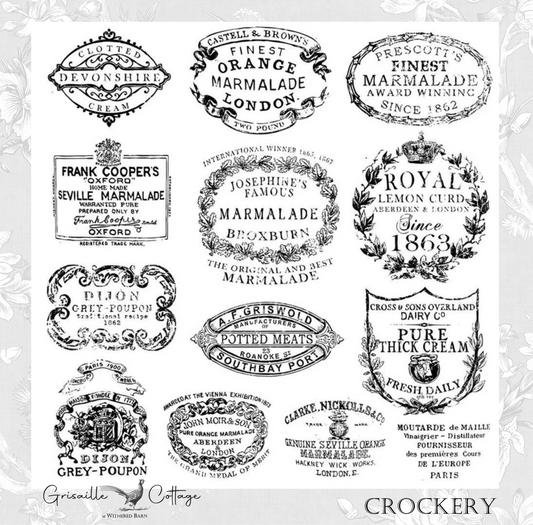 Crockery - IOD Decor Stamp