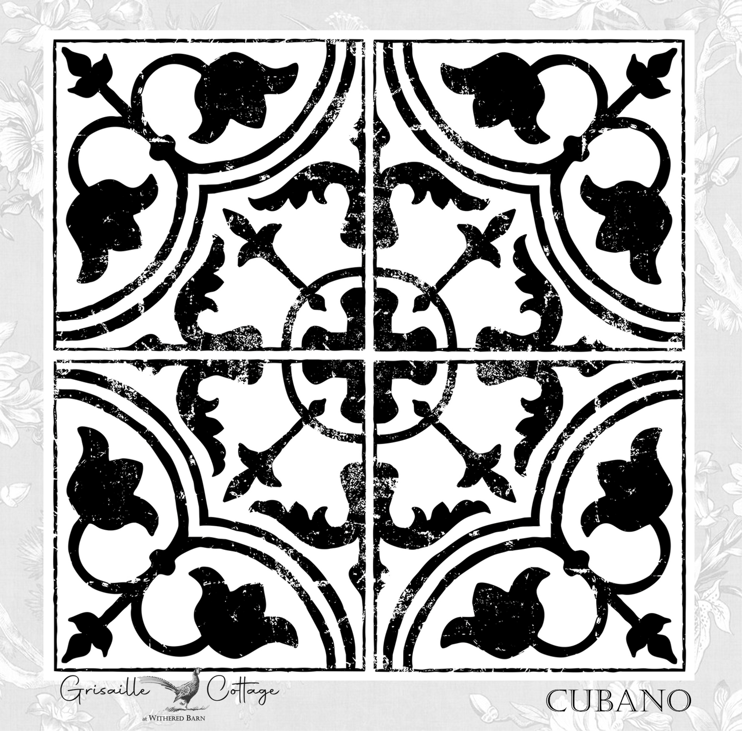 Cubano Field Tile - IOD Decor Stamp
