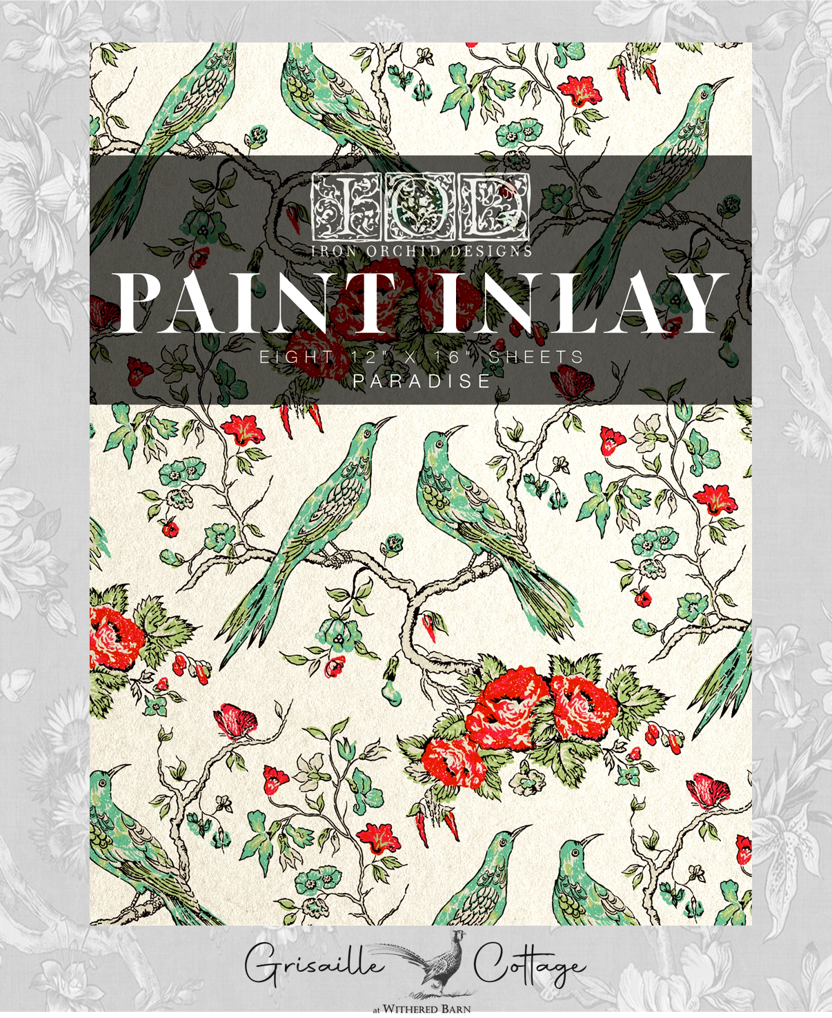 Paradise - IOD Paint Inlay™ LIMITED EDITION